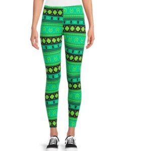 No Boundaries Juniors’ St. Patrick’s Day Ankle Leggings Size Med 7/9 XXXL 21 NWT